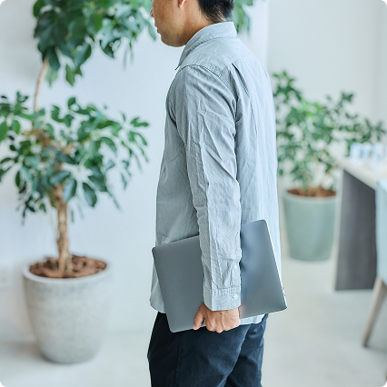 移動している様子