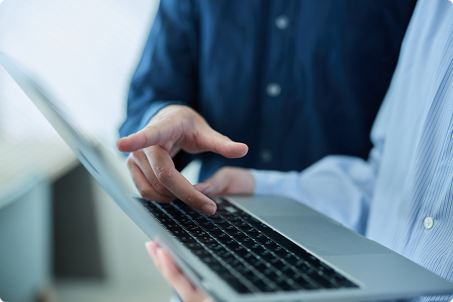 技術相談している様子2