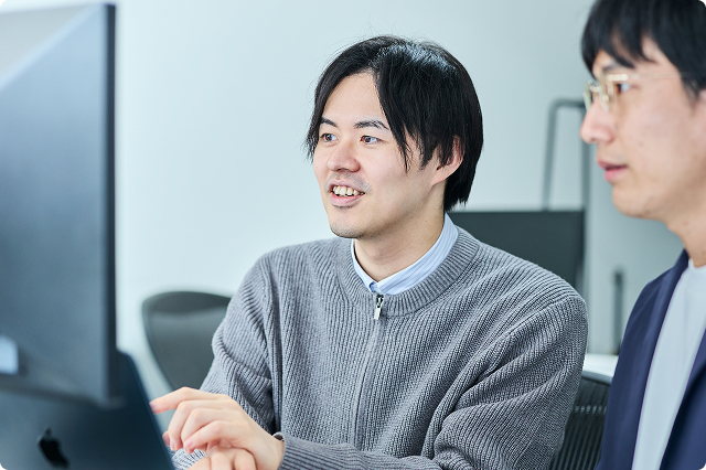 技術相談している様子3